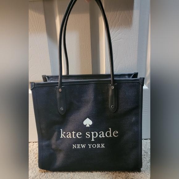 Kate Spade Ella Denim Blue Large tote bag - Picture 2 of 8